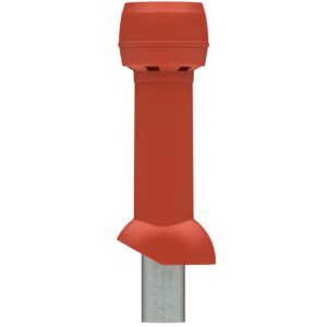 MX-exhaust ventilation pipe 125, brick red